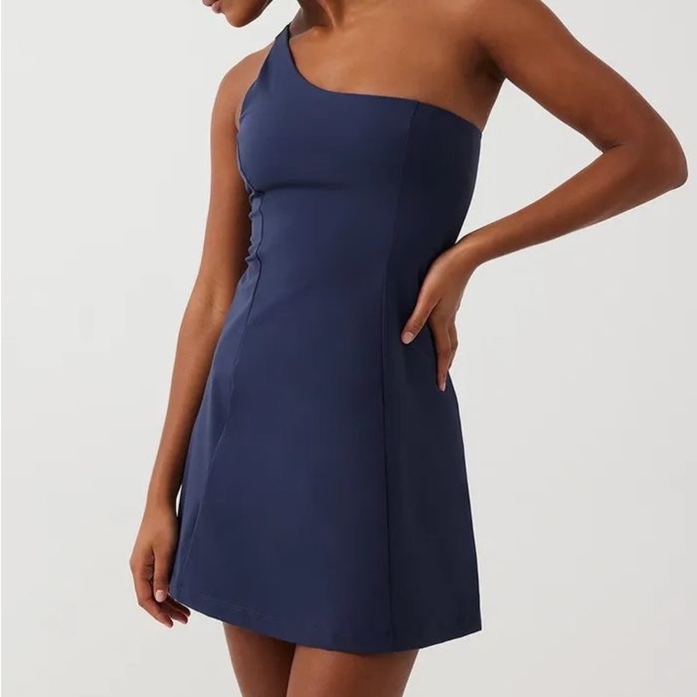 Navy one shoulder Outdoor Voices workout dress - XL